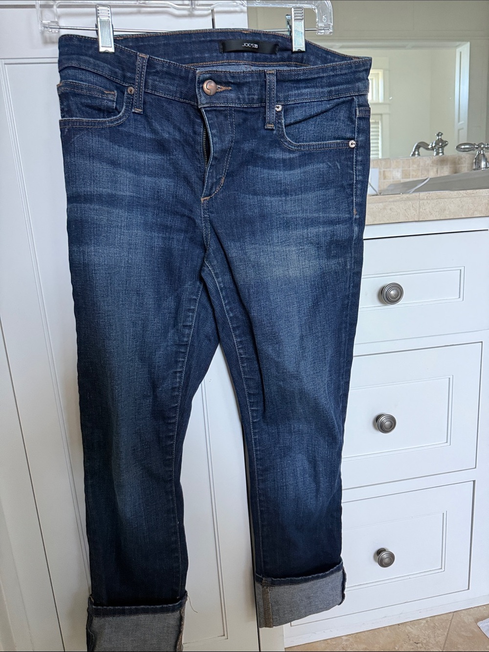 Joe's Jeans Slim Straight Dark Blue Wash